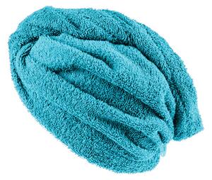 XPOSE® Froté turban na vlasy VERONA - azúrový 30x75 cm