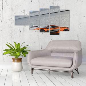 Závodné autá - obraz (Obraz 110x60cm)