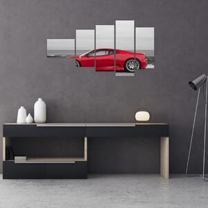 Červené Ferrari - obraz (Obraz 110x60cm)