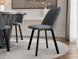 Mirjan24 Čalúnená jedálenská stolička JK109, Dostupné poťahy: Uttario Velvet 2970 + Uttario Velvet Pik 2970, Dostupné farby: čierna 5903211518690