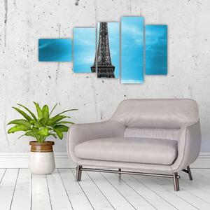 Abstraktný obraz Eiffelovej veže (Obraz 110x60cm)