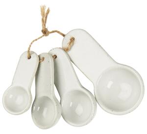 Porcelánové odmerky White – sada 4 ks