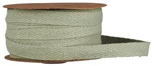 Bavlnená stuha na cievke Dusty Green – 5 m