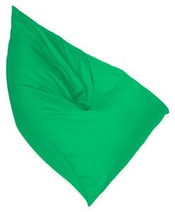 Sedací vak Lehárko - Pyramída a taburet Puk - zelená