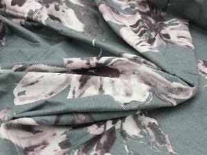 MK Bavlnené obliečky NARITA zelené + povlak na vankúšik 40 x 40 cm Rozmer obliečky: 70x90 cm | 140x200 cm