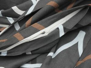 MK Bavlnené obliečky GIFU sivé + povlak na vankúšik 40 x 40 cm Rozmer obliečky: 70x90 cm | 140x200 cm