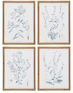 Obraz v ráme Green Flower Motif 30 × 40 cm A