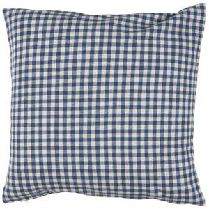 Poťah na vankúš Lucas Dark Blue Small Checks 50 x 50 cm