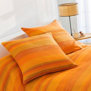 Blancheporte Tkaný pléd alebo prikrývka, pestrofarebné oranžová prehoz 150x150cm