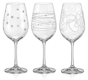 Crystalex poháre na víno VIOLA ELEMENTS 450 ml 6 ks