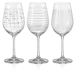 Crystalex poháre na víno VIOLA ELEMENTS 450 ml 6 ks