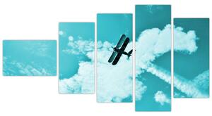 Letiace lietadlo - obraz (Obraz 110x60cm)