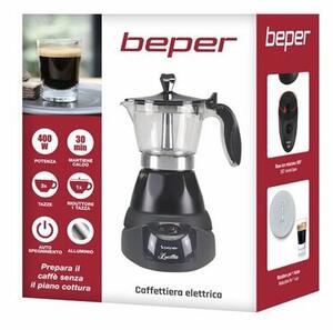 Beper BC040N elektrický Moka kávovar na 3 šálky