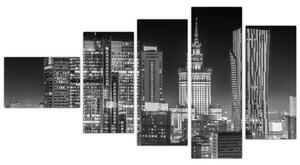 Nočné New York, obrazy (Obraz 110x60cm)