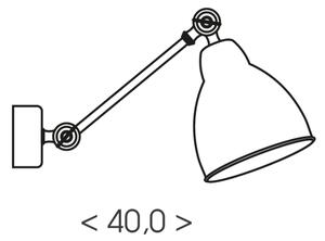 BRILAGI - Nástenné svietidlo QUILL 1xE27/40W/230V 40 cm béžové