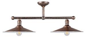 BRILAGI - Luster na tyči FORGE 2xE27/60W/230V medená/patina