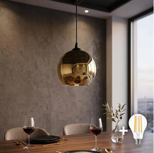 LED luster na lanku CUBUS pr. 25 cm 1xE27/15W/230V