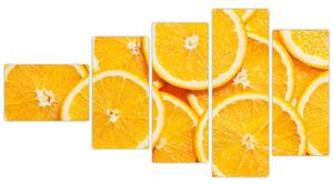 Plátky pomarančov - obraz (Obraz 110x60cm)
