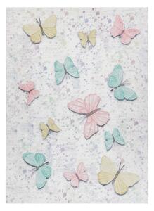 Dywany Łuszczów AKCIA: 120x170 cm Detský kusový koberec Bambino 1610 Butterflies cream - 120x170 cm
