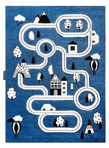 Dywany Łuszczów Detský kusový koberec Petit Town streets blue - 160x220 cm