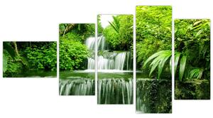 Vodopád v prírode, obraz (Obraz 110x60cm)