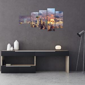 Panoráma mesta - obrazy (Obraz 110x60cm)