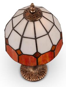 Brilagi - Tiffany vitrážová stolná lampa SIENNA 1xE27/60W/230V