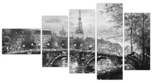 Obraz Paríža na stenu (Obraz 110x60cm)