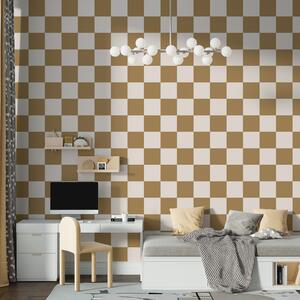 Tapety Geometrická tapeta v hnedej farbe, Fototapety so vzormi, w01922v3 : Uwalls.sk