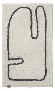 Ferm Living Predložka Lay, off-white / coffee