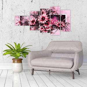 Obraz kvetín na stenu (Obraz 110x60cm)