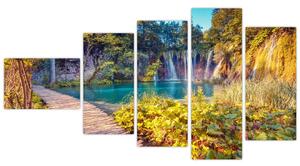 Vodopády v prírode - obraz (Obraz 110x60cm)