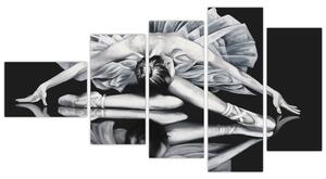 Obraz baleríny (Obraz 110x60cm)