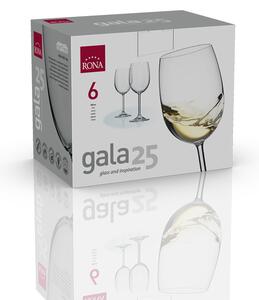 RONA 6x Pohár na biele víno GALA 250ml