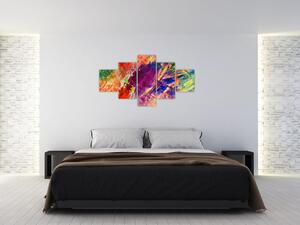 Farebný abstraktný obraz (Obraz 125x70cm)
