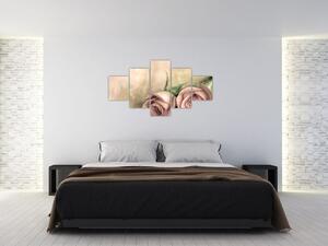 Obraz na stenu - ruže (Obraz 125x70cm)