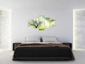 Jarný strom - moderný obraz (Obraz 125x70cm)