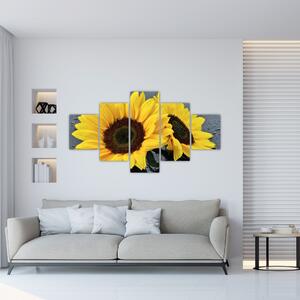Obraz slnečnica (Obraz 125x70cm)