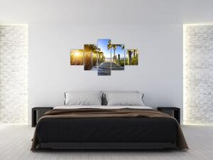 Moderný obraz do bytu - tropický raj (Obraz 125x70cm)
