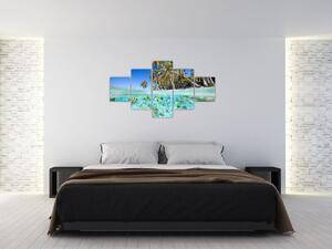 Obraz tropického mora (Obraz 125x70cm)