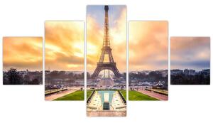 Obraz Eiffelovej veže (Obraz 125x70cm)