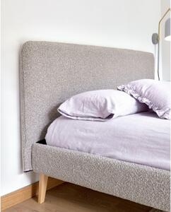 DYLA FLEECE posteľ 160x200 cm Sivá