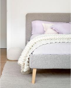 DYLA FLEECE posteľ 160x200 cm Sivá
