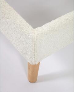 DYLA FLEECE posteľ 160x200 cm Biela