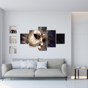 Karneval v obývačke - obraz sa symbolom Benátok (Obraz 125x70cm)
