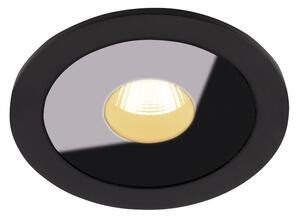 Maxlight PLAZMA | Okrúhla zapustená LED bodovka IP54 Farba: Čierna
