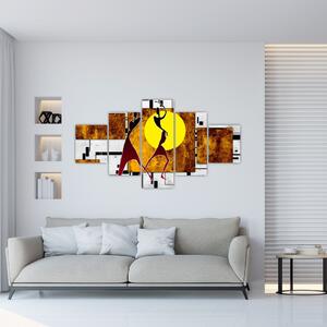 Moderné abstraktné obrazy (Obraz 125x70cm)