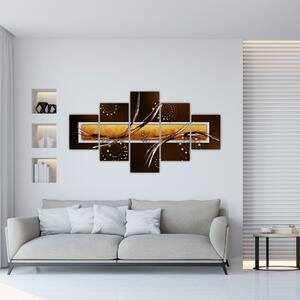 Abstraktný obraz do izby (Obraz 125x70cm)