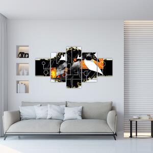 Abstrakcie - obraz na stenu (Obraz 125x70cm)
