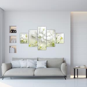 Moderný obraz - kvety (Obraz 125x70cm)